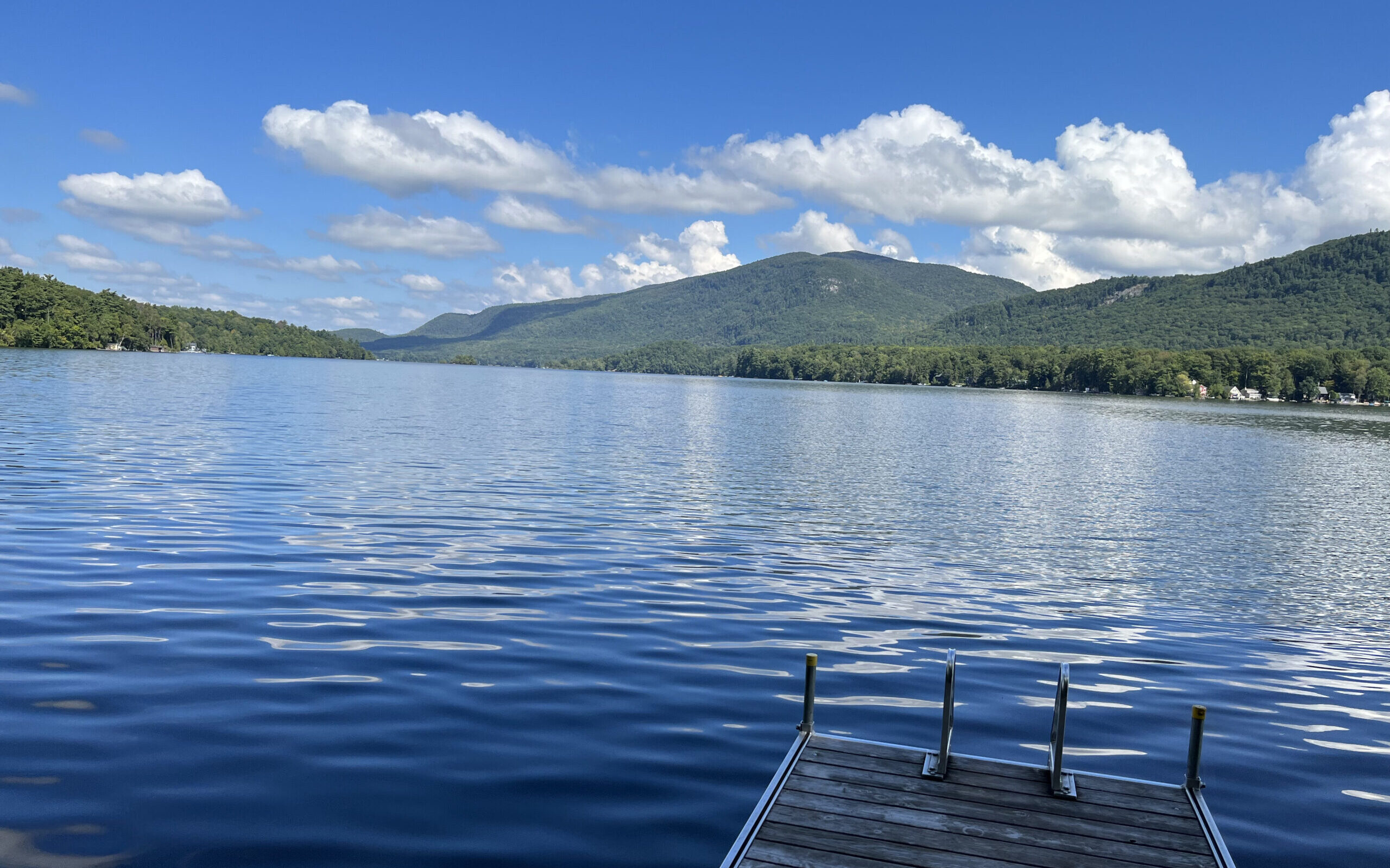 lake dunsmore sunset